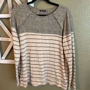Pink clover knit top